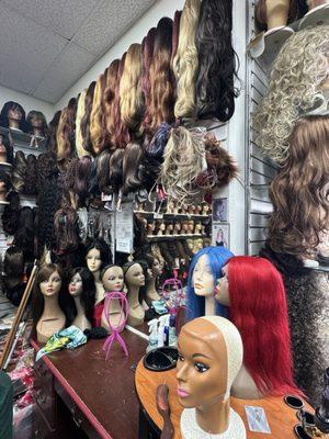 Natura hair wigs