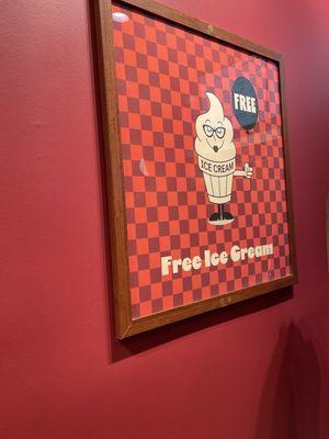 Free ice cream