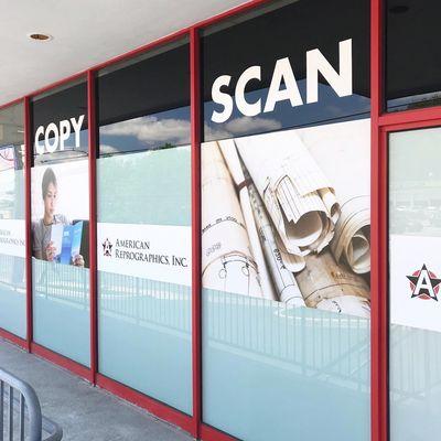 Window Graphics - Large Format Scanning