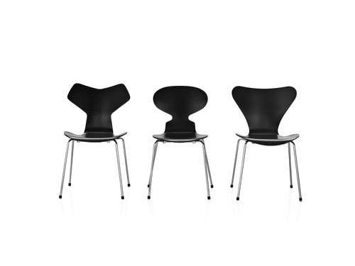 Grand Prix, Ant and Seven chair by Arne Jacobsen