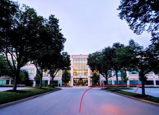 Chester Valley Trail, Berwyn Access -- parking at corporate address