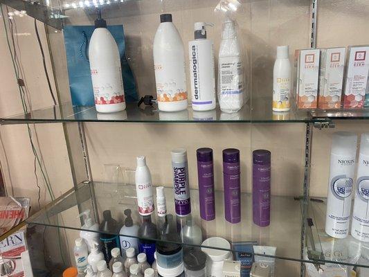 Selected product we carry in our salon