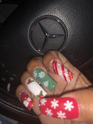 Christmas nail art!