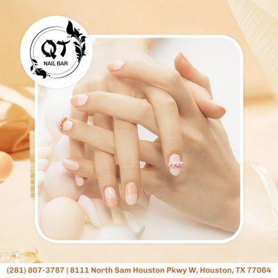 Cheers to 2 Years! 
QT Nail Bar is turning TWO and we have a special gift for you!
Enjoy 20% OFF all services until 06/15/2024.
Thank y