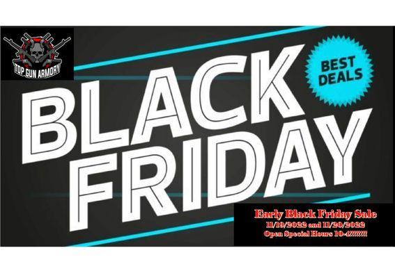 Early Black Friday Sale!!!