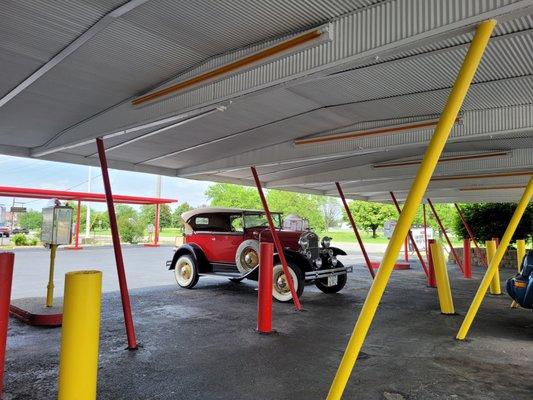 Stopped at Cranwells in our new old Model A for rootbeer and memories.