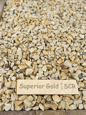 Superior Gold 1" Screened Landscape Rock