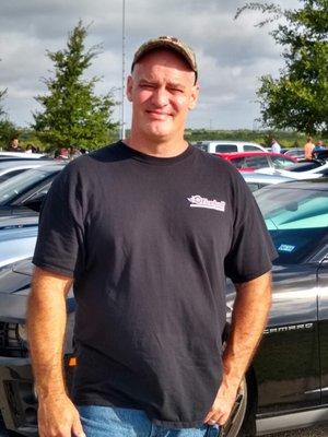 Brad Parker at a Car Show