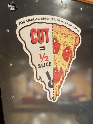 Great idea for a half slice.