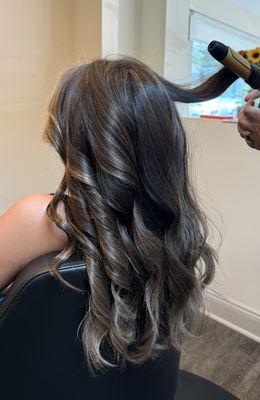 Party curls by Amanda