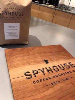 Proudly serving Spyhouse Coffee!