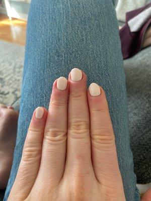 First gel manicure from tints