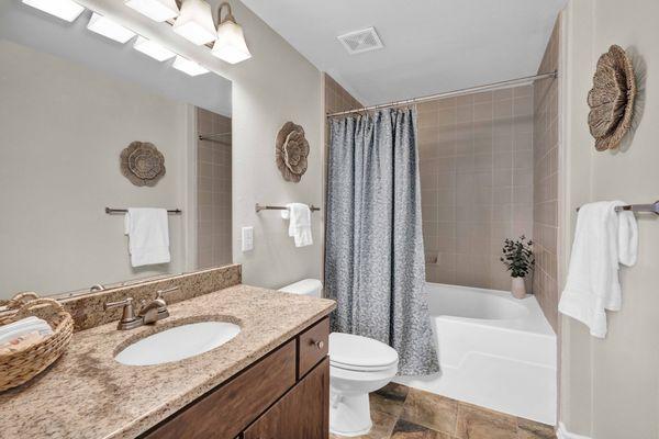 Double vanity at The Lodge at Westover Hills