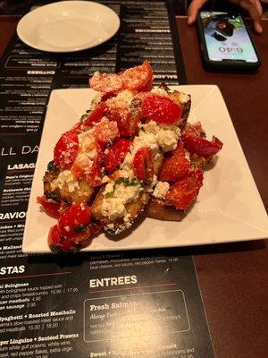 Goat Cheese Bruschetta