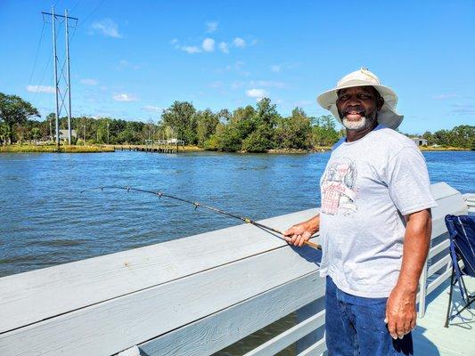 Fishing pier is free to our guests.