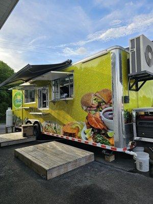 The Tacos Dorados Food Truck. This is where all the food of the restaurant is cooked.