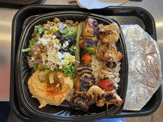 Chicken Kabob Plate