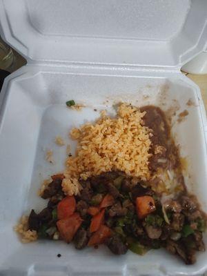 Steak picado $18.00