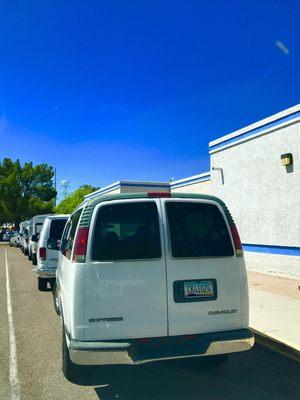 Daycare van waiting area. NO PARENT PARKING allowed in the afternoons during pick-up time!!!