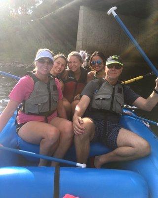 First time rafting!