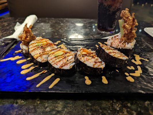 Spider Roll those flavors went together perfectly