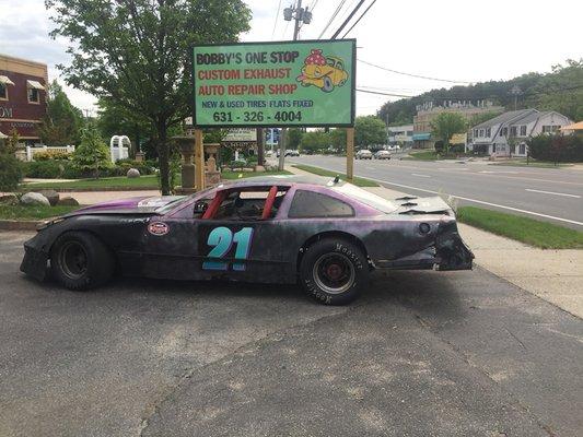 My race car before all the body work stay tuned for the after shot!!!