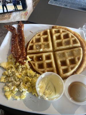 Bacon, Egg and Waffle