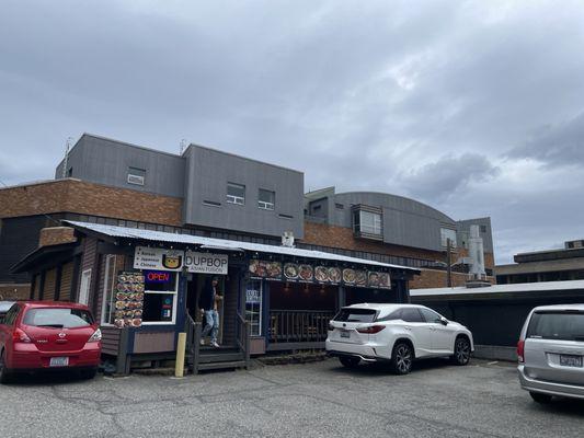 Exterior of restaurant