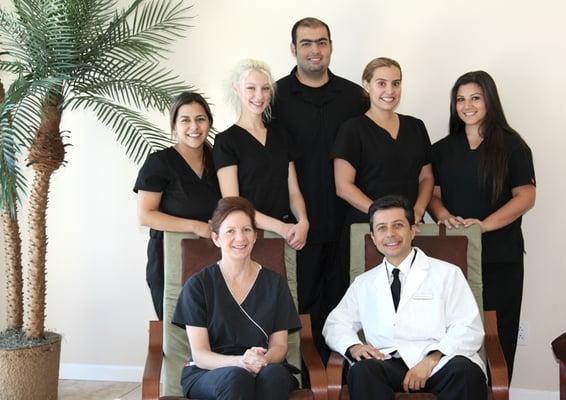 Dr. Amik Maytesyan DDS with his office staff