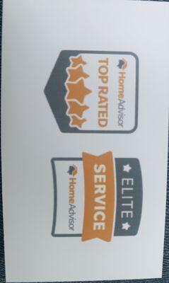 Elite service and top rated Angi and Homeadvisor