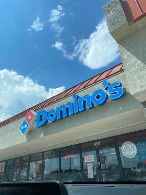 Outside of Domino's