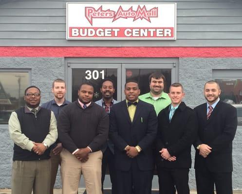 Our sales team at Budget Center!