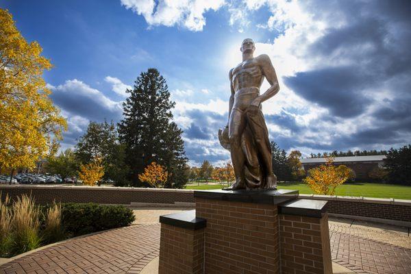 Sparty Statue at Michigan State University in East Lansing