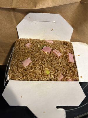 Ham fried rice