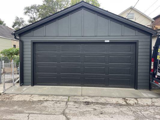 Beautiful garage done in 3 days