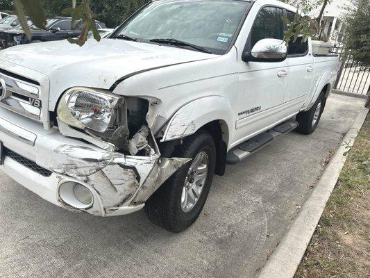 2006 Toyota Tundra before repair by FAB&P LLC