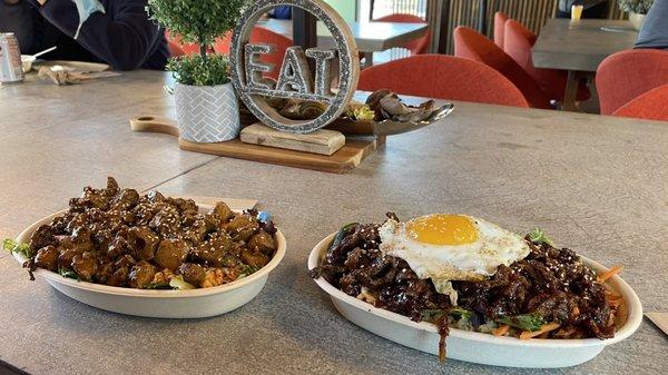 Bibimbap Bowl & Create Your Own (it was curry chicken!)