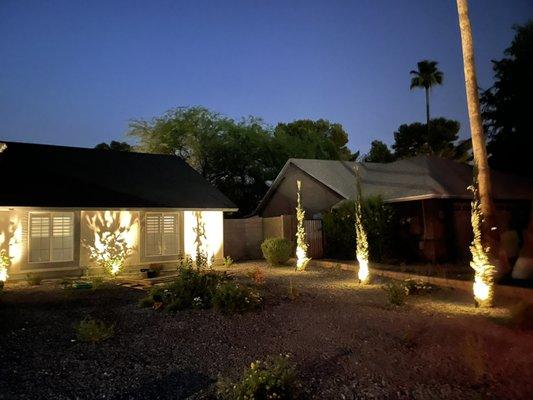 LED landscaping lights to improve your curb appeal