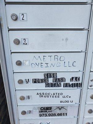 Metro Dye's mailbox, tacking said package was left in front of the mailbox, letting it be stolen,