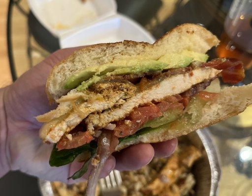 Grilled Chicken Bacon Avocado Sandwich