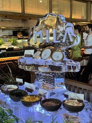 Caviar station