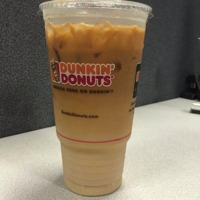 Iced Caramel Macchiato....accidentally mixed it up though. Very good