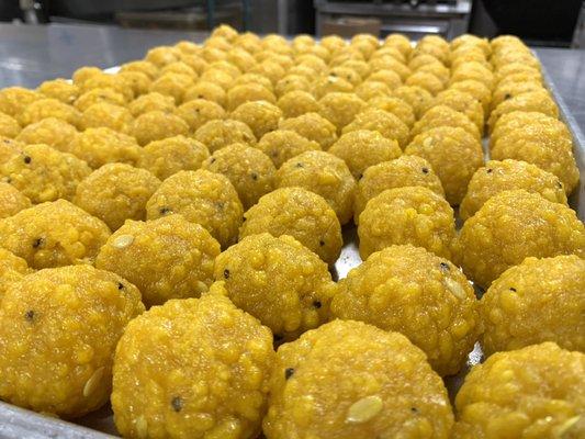 Fresh Desi Ghee Ladoo (Indian Sweet) only available here!!