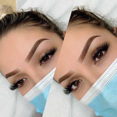 Ombre powder eyebrows San Diego California