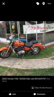 2002 Honda shadow asking $3500