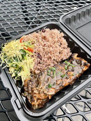 Maxfield Ave Honey Jerk Salmon