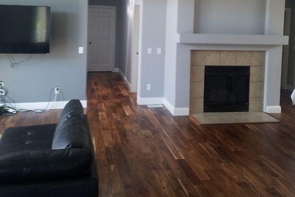 Flooring and interior painting