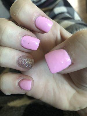 Different length nails