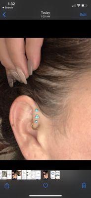 Triple forward helix done by Natalie!!!!! She rocks!!!