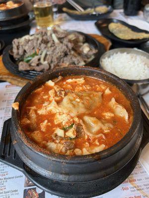 Bulgogi and jjigae